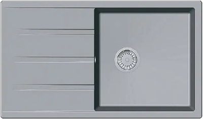 Кухонна мийка Fabiano Classic 86x50 XL Grey Metallic 8221.201.0135