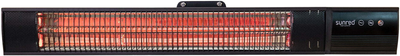 Інфрачервоний обігрівач Sunred RD-DARK-15 Heater, Dark Wall, Power 1500 W Black (8719956290916)