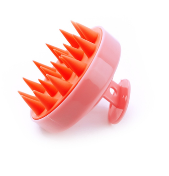 Щетка-массажер для тела, круглая, розово-оранжевая CS041RO