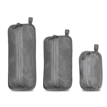 Набір сітчастих велкро-сумок Pentagon TRINITY MESH TRIPLE POUCH K17089 Cinder Grey (Сірий)