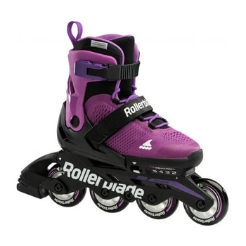 Ролики дитячі Rollerblade Microblade Black Purple 2024 (Черно-фиолетовый, 33-36,5)