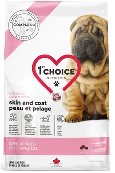 Сухий суперпреміум корм для цуценят усіх порід 1st Choice Puppy Skin and Coat ягня, риба 11 кг (65672101288)