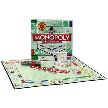 Монополія 6123 Monopoly, настільна гра російською мовою для компанії