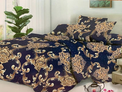 Полуторний комплект постільної білизни Vital - Textile Бязь 3D Premium 150х220 см (BP1.5-274)