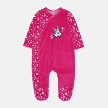 Дитячий комбінезон-сліп для дівчинки Disney MinnieMouse DIS MF 51 05 A700 VELOUR 92 см Темно-рожевий (5904009173879)
