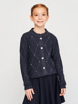 Підліткова кофта для дівчинки UKC Kids 2467 158-164 см Чорна (ROZ6400177158)