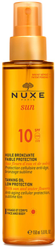 Olej do ochrony przeciwsłonecznej Nuxe Sun Taning Oil Face And Body SPF10 150 ml (3264680005862)