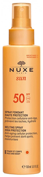 Spray do ochrony przeciwsłonecznej Nuxe Sun High Protection Melting Spray SPF50 150 ml (3264680012525)