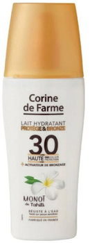 Mleczko do opalania Corine De Farme Protect And Tan Moisturizing Milk SPF30 150 ml (3468080008359)