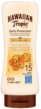 Krem przeciwsłonieczny Sun Lotion Hawaiian Tropic Satin Protection Ultra Radiance SPF15 180 ml (5099821001810)