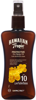 Суха олія для засмаги Hawaiian Tropic Protective Dry Spray Oil SPF10 Low 200 мл (5099821009984)