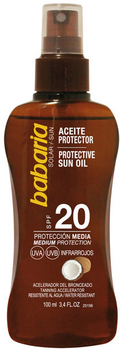 Сонцезахисна олія-спрей Babaria Coconut Protective Sun Oil Spray SPF20 100 мл (8410412000345)