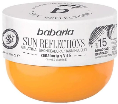 Сонцезахисний гель Babaria Sun Reflections Tanning Jelly Protective Tanning SPF15 300 мл (8410412490122)