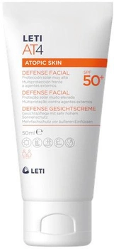 Сонцезахисний крем Leti At4 Defense Facial SPF50+ 50 мл (8431166180220)
