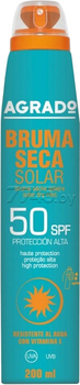 Сонцезахисний спрей Agrado Bruma Seca Solar SPF50 200 мл (8433295060756)