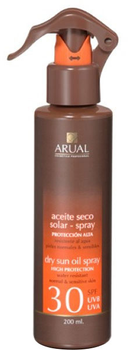 Суха сонцезахисна олія Arual Dry Oil Spray SPF30 200 мл (8436012783266)