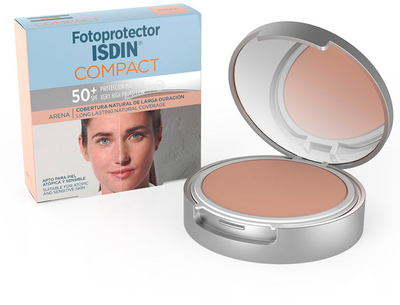 Puder Isdin Fotoprotector Compact Arena Oil Free SPF50 10 g (8470001716125)