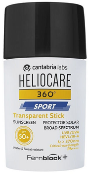 Krem do ochrony przeciwsłonecznej Heliocare 360 Sportsun Clear Stick SPF50+ 25 g (8470002024434)