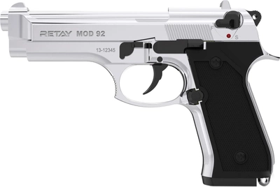 Стартовый пистолет Retay MOD 92 9 мм Nickel (11950322) ($IS219632) - Уценка