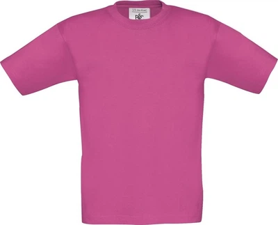 Футболка дитяча B&C Exact 150 Ярко-Розовый 12-14 лет 158 - 164 см
