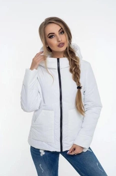 Куртка женская демисезонная MODA 00047/2 56 Белый (00047/2 P )