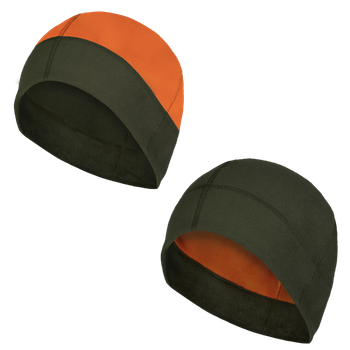 Шапка флисовая полевая тактический универсальный головной убор для спецслужб M Олива/Оранжевый (SK-N6599MS)