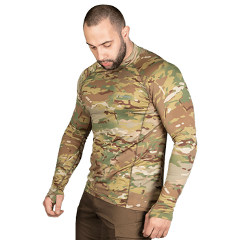 Лонгслив тактичечкий мужская футболка с длинным рукавом для силовых структур XXXL Multicam (SK-N7036XXXLS)