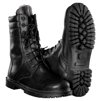 Берці тактичні польові полегшені черевики з вентиляцією для силових структур KOMBAT Чорний 36 (SK-N37636S)