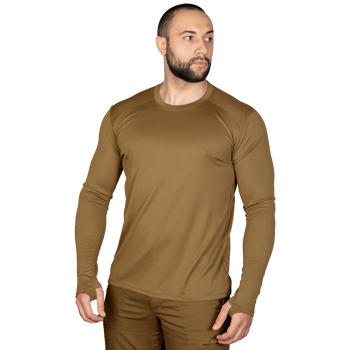 Чоловічий лонгслів тактовний чоловіча футболка з довгим рукавом для силових структур (XL) Койот (SK-N7103 (XL)S)
