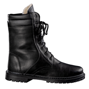 Берці польові зносостійкі черевики для силових структур KOMBAT 36 Чорний (SK-N37436S)