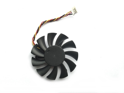 Вентилятор PowerLogic для видеокарты MSI 55 мм 4-pin PLD06010S12L (T126010SM FS1260-A1112A 6010M12S) (№68.5)