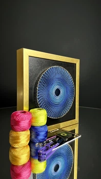 Набір для творчості та рукоділля String Art «Sunset 30х30» EX-018 Art Millennium