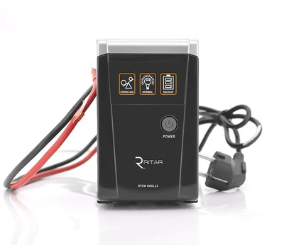 UPS с правильной синусоидой Ritar RTSW600 360Вт, 12V под внешний АКБ, заряд 5А/7А