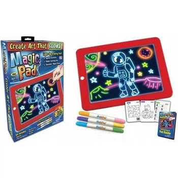 Детский планшет с подсветкой для рисования Magic Pad Deluxe (14878MPD01200) TIN66