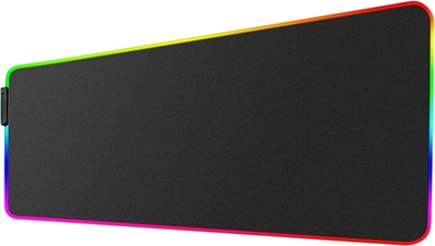 Игровая поверхность T-Wolf FGD-02 с RGB подсветкой (800 х 300 мм) Black (TW-FGD-02)