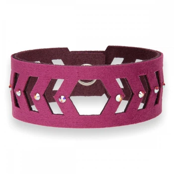 Браслет Spark з Алькантара зі Swarovski Sagitta Small BSTM14FAB