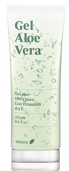 Гель для тіла Ebers Gel Aloe Vera Con Vitamina A y E 250 мл (8435045201068)