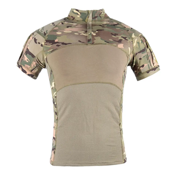 Убакс літня тактична бойова сорочка з коротким рукавом ClefersTac UBACS SH - Розмір: L, Мультикам (50230757)