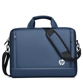 Сумка для ноутбука противоударная 15,6"-17" hp Синяя ( код: IBN017Z2 )