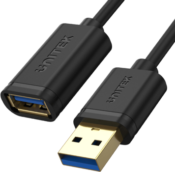 Кабель Unitek USB 3.0 AM-AF 0.5 м Black (Y-C456GBK)