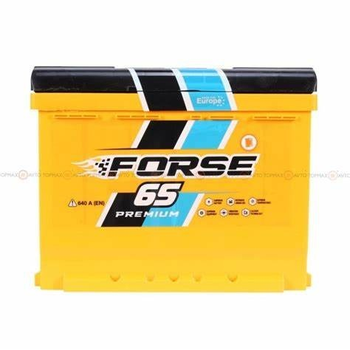 Автомобильный аккумулятор FORSE Premium 65 АЗ (-/+)