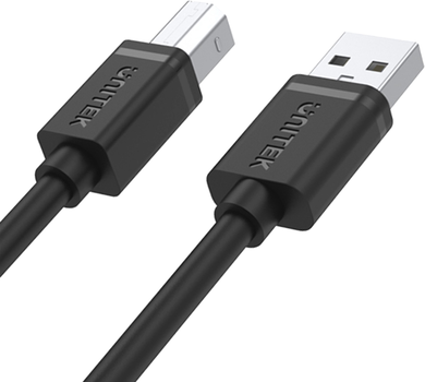 Кабель Unitek USB 2.0 AM-BM 2 м Black (Y-C4001GBK)