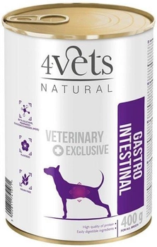 Mokra karma dla psów 4Vets Gastro Intestinal 400 g z smakiem indyka (5902811741071)