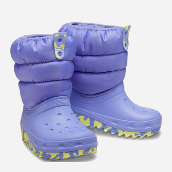 Śniegowce dziewczęce Crocs CR207683 C9 25/26 Niebieskie (196265139781)