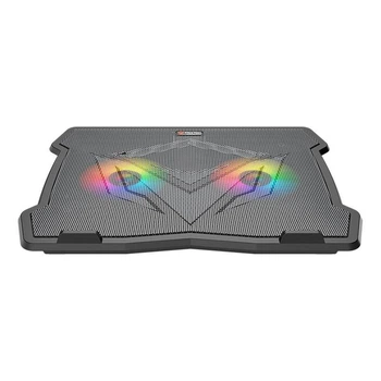 Подставка-кулер для ноутбука MeeTion CoolingPad CP2020 с RGB подсветкой, черный