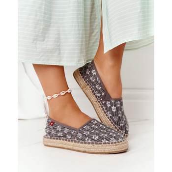 Damskie espadryle Big Star AA274680 37 Szare (5901437908585)