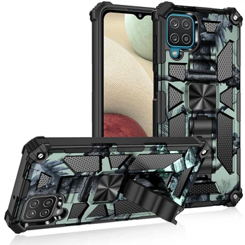 Чохол Military Shield для Samsung Galaxy M32 / M325 протиударний бампер з підставкою Turquoise