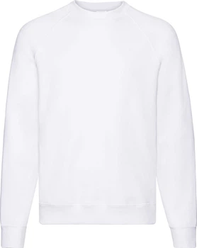 Світшот Fruit of the Loom Raglan Sweat Білий 2XL