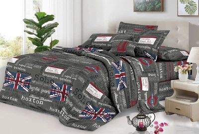 Євро комплект постільної білизни Vital - Textile Бязь 3D Premium 200х220 см (BPe-269-00)