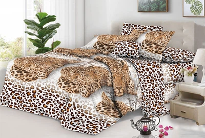 Євро комплект постільної білизни Vital - Textile Бязь 3D Premium 200х220 см (BPe-263-00)